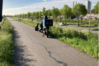 ongeval lange schenkeldijk spijkenisse