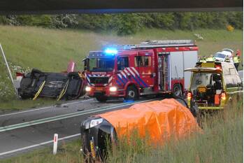 ongeval provinciale weg - n34 borger