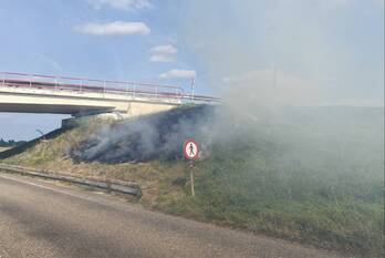 brand rijksweg a29 numansdorp