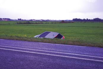 ongeval bisschopsweg - n414 baarn