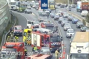 ongeval rijksweg a20 rotterdam