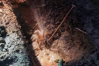 waterlekkage middelsluissedijk oostzijde numansdorp