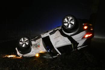 ongeval hoogeveenseweg - n374 nieuw-balinge