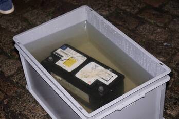 brand voor 't voormalig klein poortje groningen