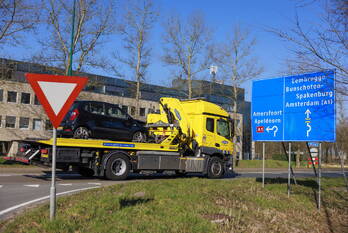 ongeval bisschopsweg - n414 r 0,5 baarn