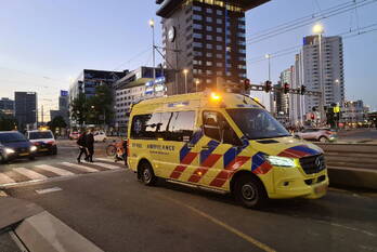 ongeval erasmusbrug - s122 rotterdam