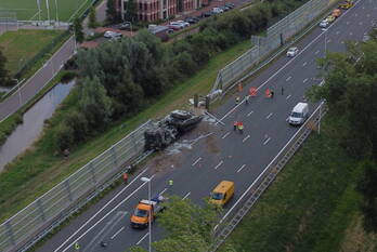ongeval rijksweg a12 r 32,3 reeuwijk