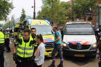 steekincident coolsingel rotterdam