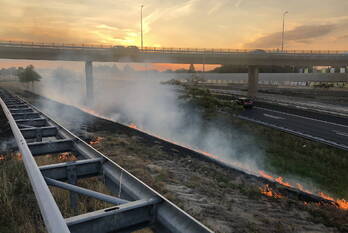brand rijksweg a20 l 35,4 rotterdam