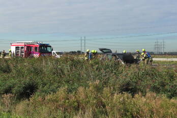 brand rijksweg a256 's-heer hendrikskinderen