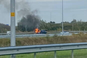 brand rijksweg a1 muiderberg