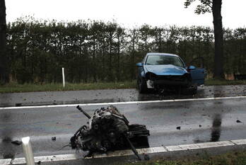 ongeval rijksweg a256 l 2,6 c goes