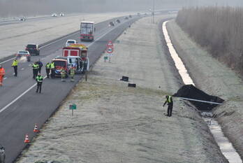 ongeval rijksweg a6 l 83,4 lelystad