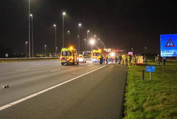 ongeval rijksweg a1 l 13,9 muiden
