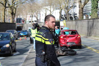 ongeval 's-gravendijkwal - s100 rotterdam