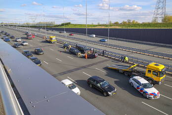 ongeval rijksweg a1 l 12,4 muiden