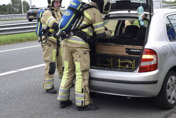 brand rijksweg a12 r 91,5 a - veenendaal 23 veenendaal