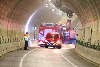 brand tweede heinenoordtunnel barendrecht
