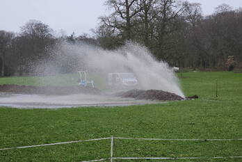waterlekkage rijksweg a12 l 110,9 bennekom
