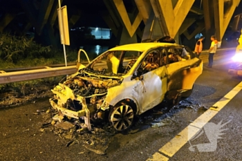 ongeval rijksweg a15 r 53,4 x rotterdam