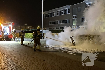 brand achter het station leeuwarden