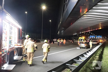 ongeval rijksweg a1 r 14,7 muiderberg