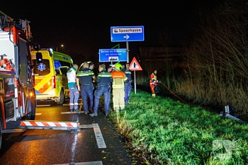 ongeval landscheiding rotterdam