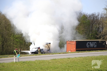 brand rijksweg a2 r 188,8 weert