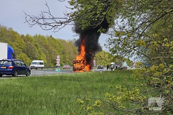 brand rijksweg a1 r 56,9 voorthuizen